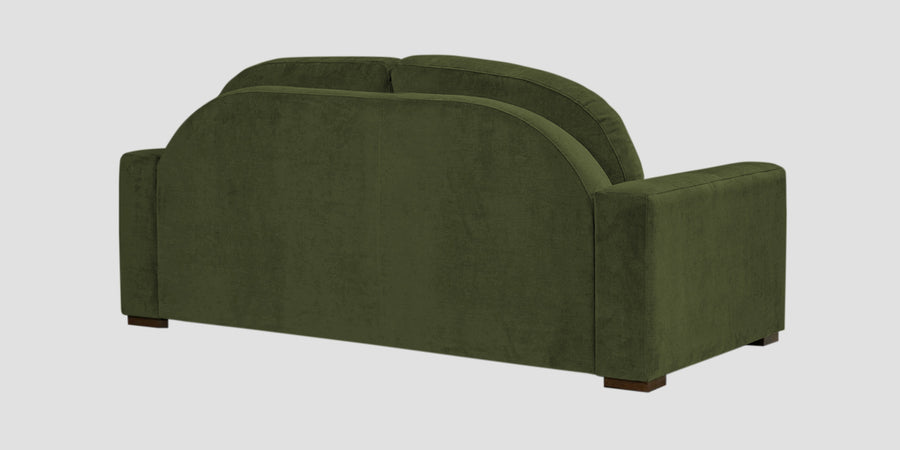 Dara Fabric 2 Seater Sofa In Olive Green Colour - Febonic Living