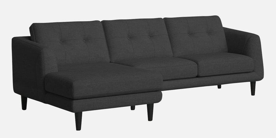 Natasha Velvet Rhs Sectional Sofa 3 Lounger In Hory Grey Colour - Febonic Living