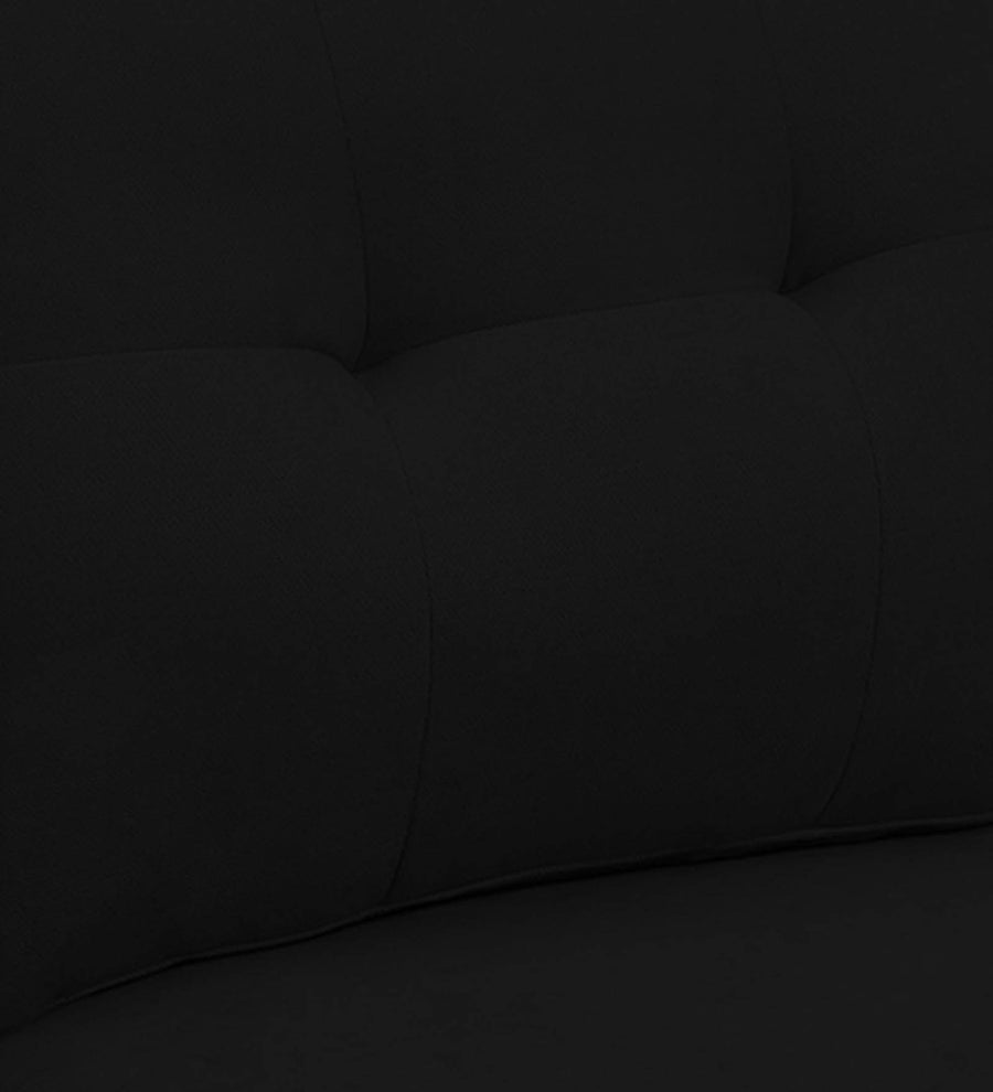 Thomas Fabric 1 Seater Sofa In Zed Black Colour - Febonic Living