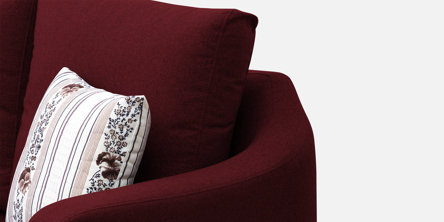 Kevin Fabric 2 Seater Sofa In Ruby Red Colour - Febonic Living