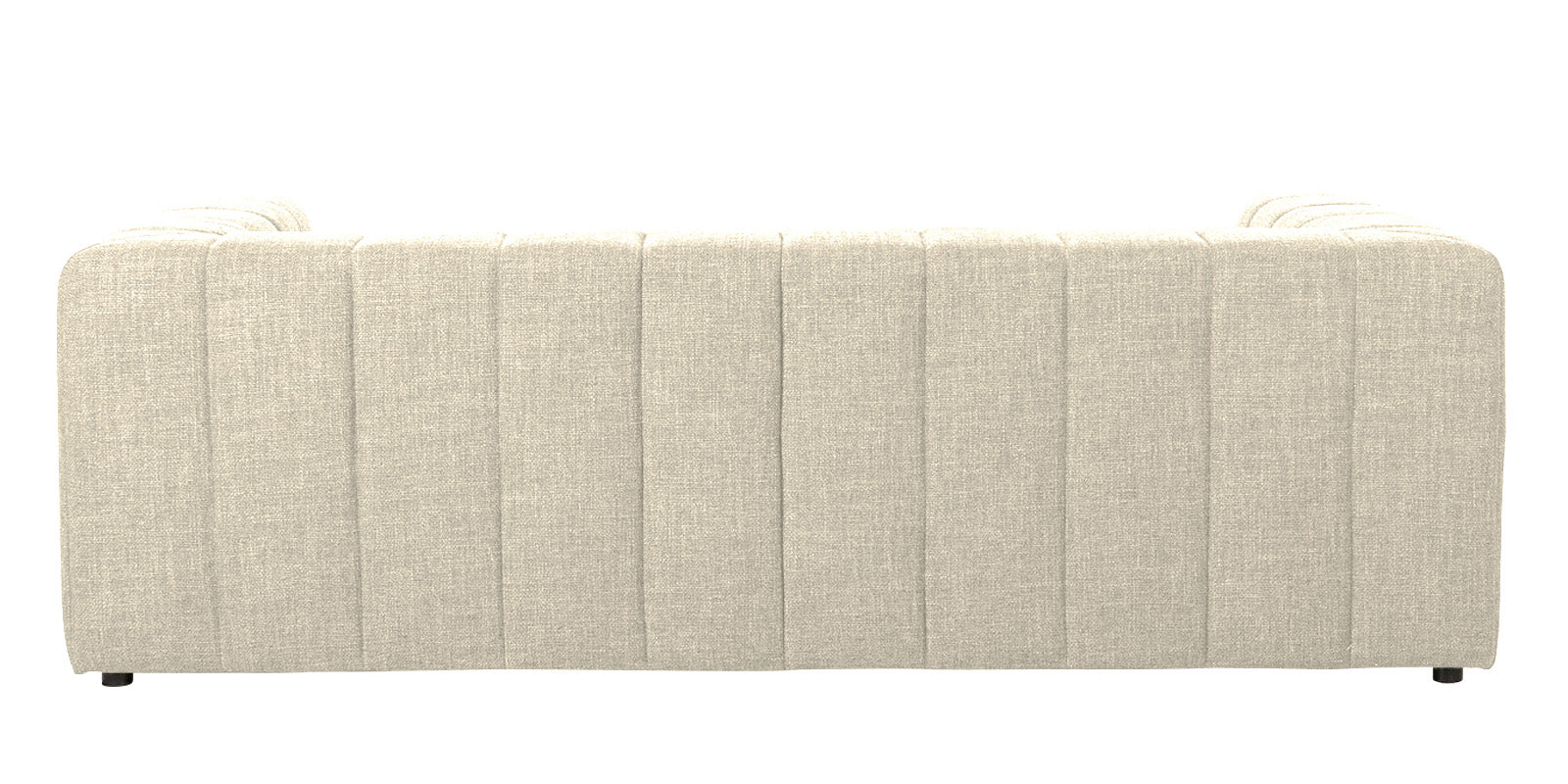 Lara Fabric 3 Seater Sofa in Ivory cream Colour