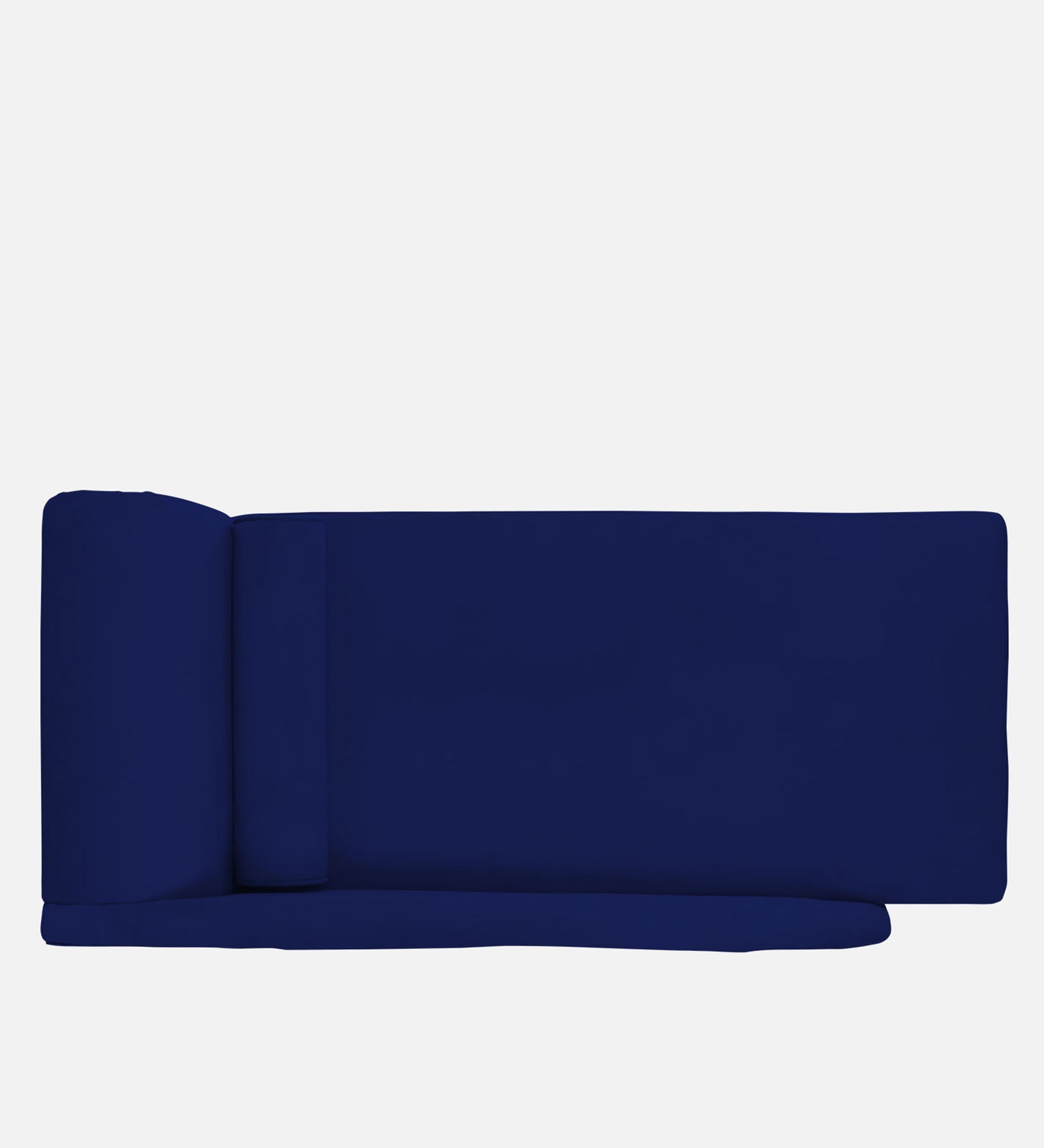 Rana Velvet RHS Chaise Lounger In Imperial Blue Colour