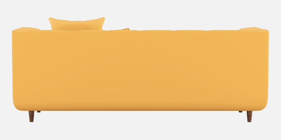 Sumo Velvet 3 Seater Sofa In Turmeric Yellow Colour - Febonic Living