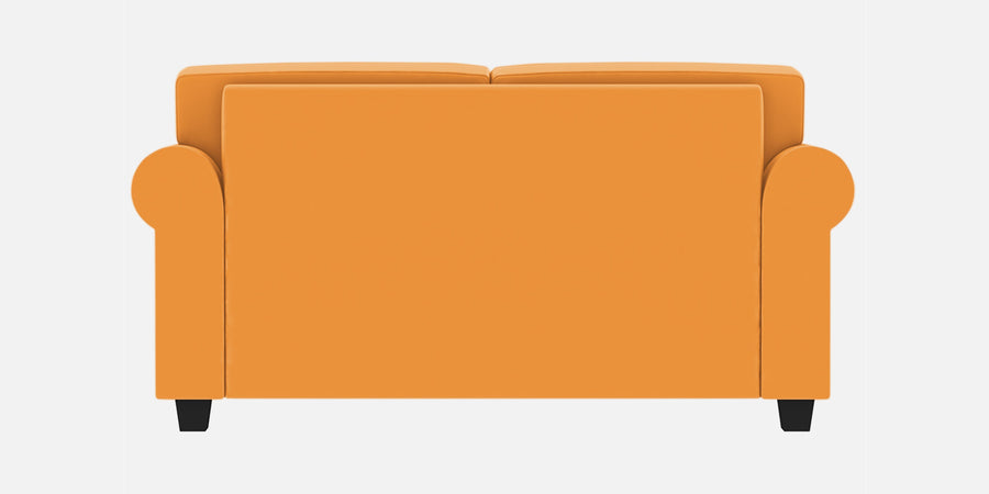 Numonk Velvet 2 Seater Sofa In Tangerine Orange Colour - Febonic Living