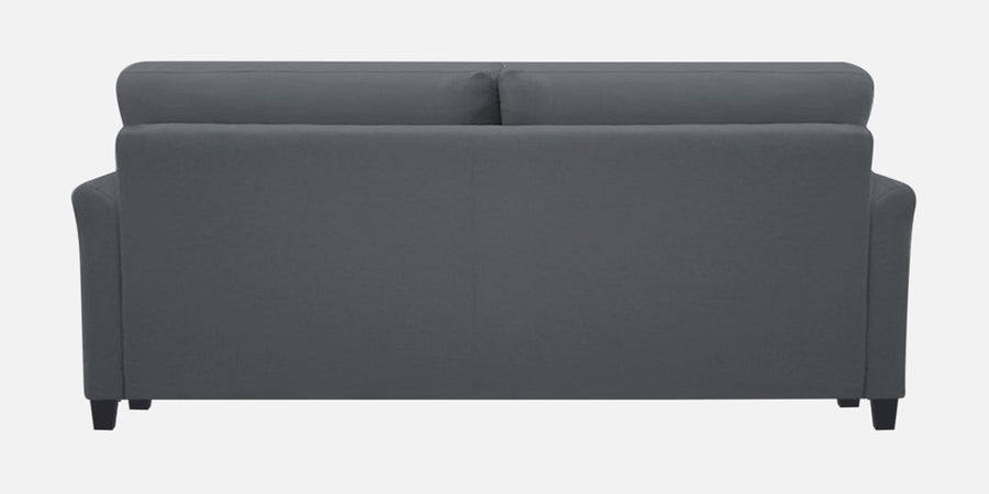 Daroo Velvet 3 Seater Sofa In Pubble Grey Colour - Febonic Living