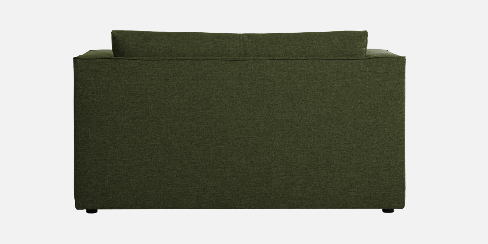 Kenia Fabric 2 Seater Convertible Sofa Cum Bed in Olive Green Colour