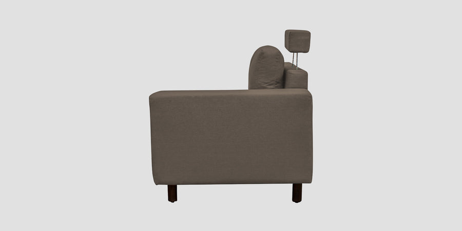Betty Fabric 6 Seater Lhs Corner Sofa In Hazel Beige Colour - Febonic Living