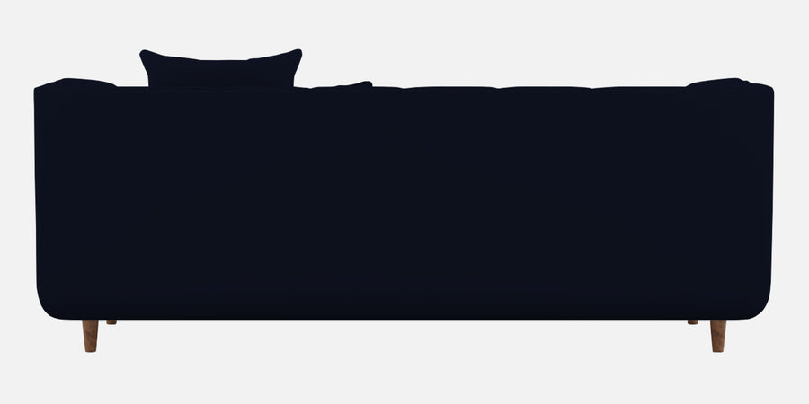 Sumo Velvet 3 Seater Sofa In Dark Blue Colour - Febonic Living