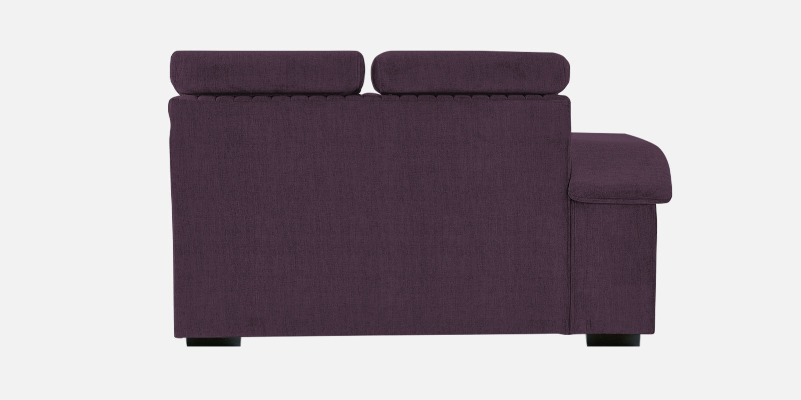 Draco Fabric 6 Seater Corner Sofa In Greek Purple Colour - Febonic Living