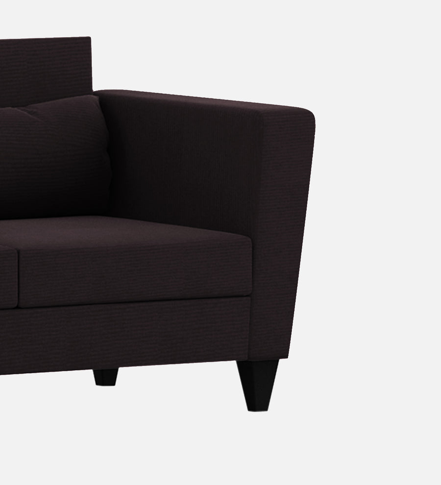 Tokyo Fabric 1 Seater Sofa In Cara Brown Colour - Febonic Living