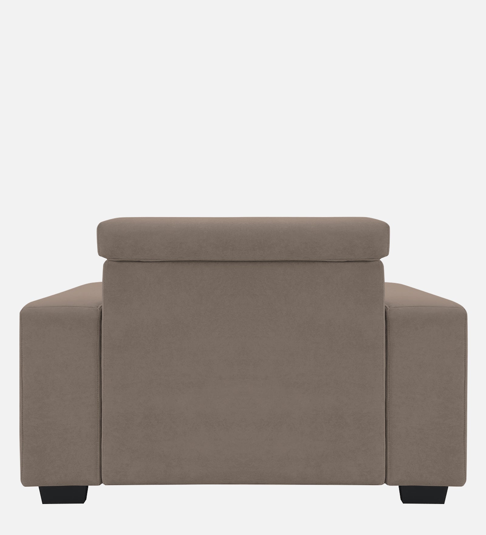 Hiro Fabric 1 Seater Sofa In  Rock Beige Colour - Febonic Living