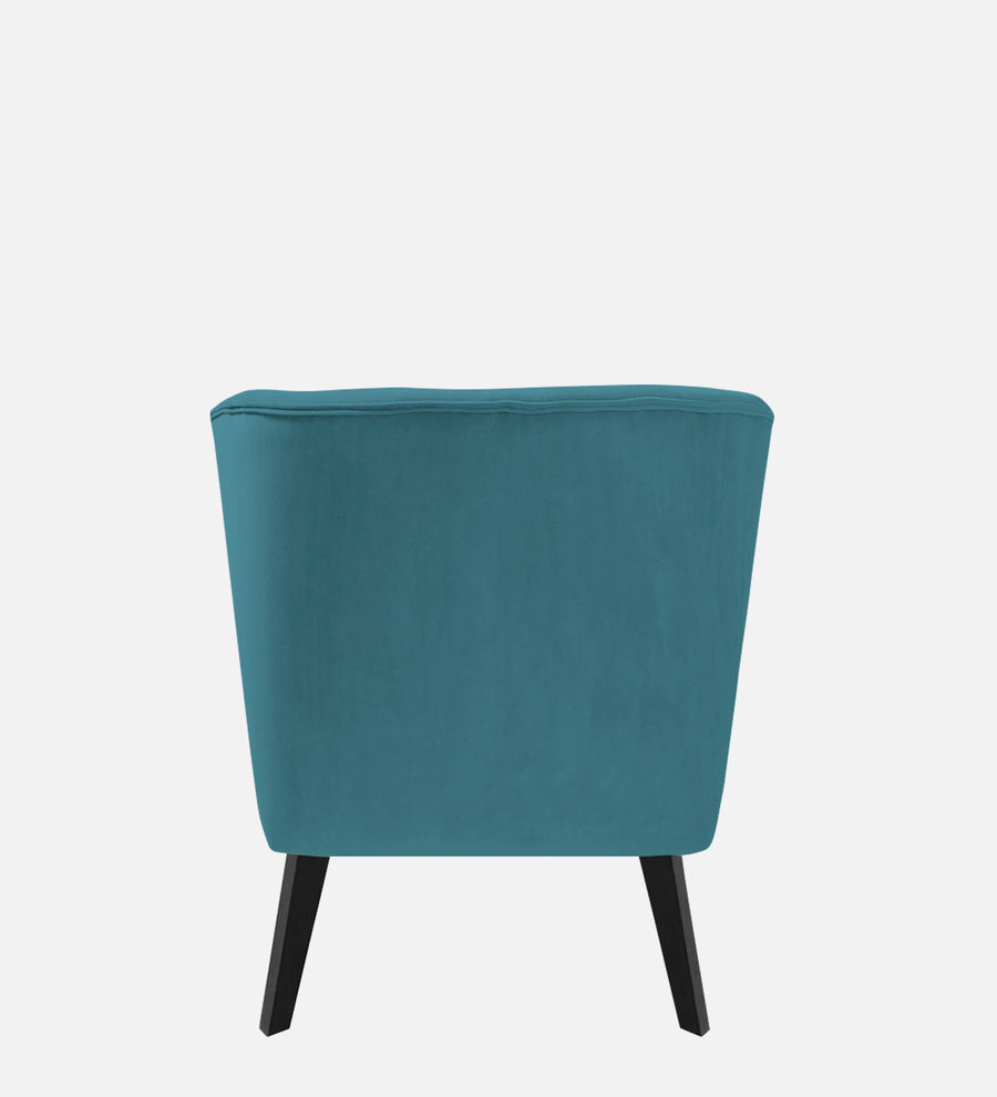Flora Velvet Rhs Chaise Lounger In Aqua Blue Colour - Febonic Living