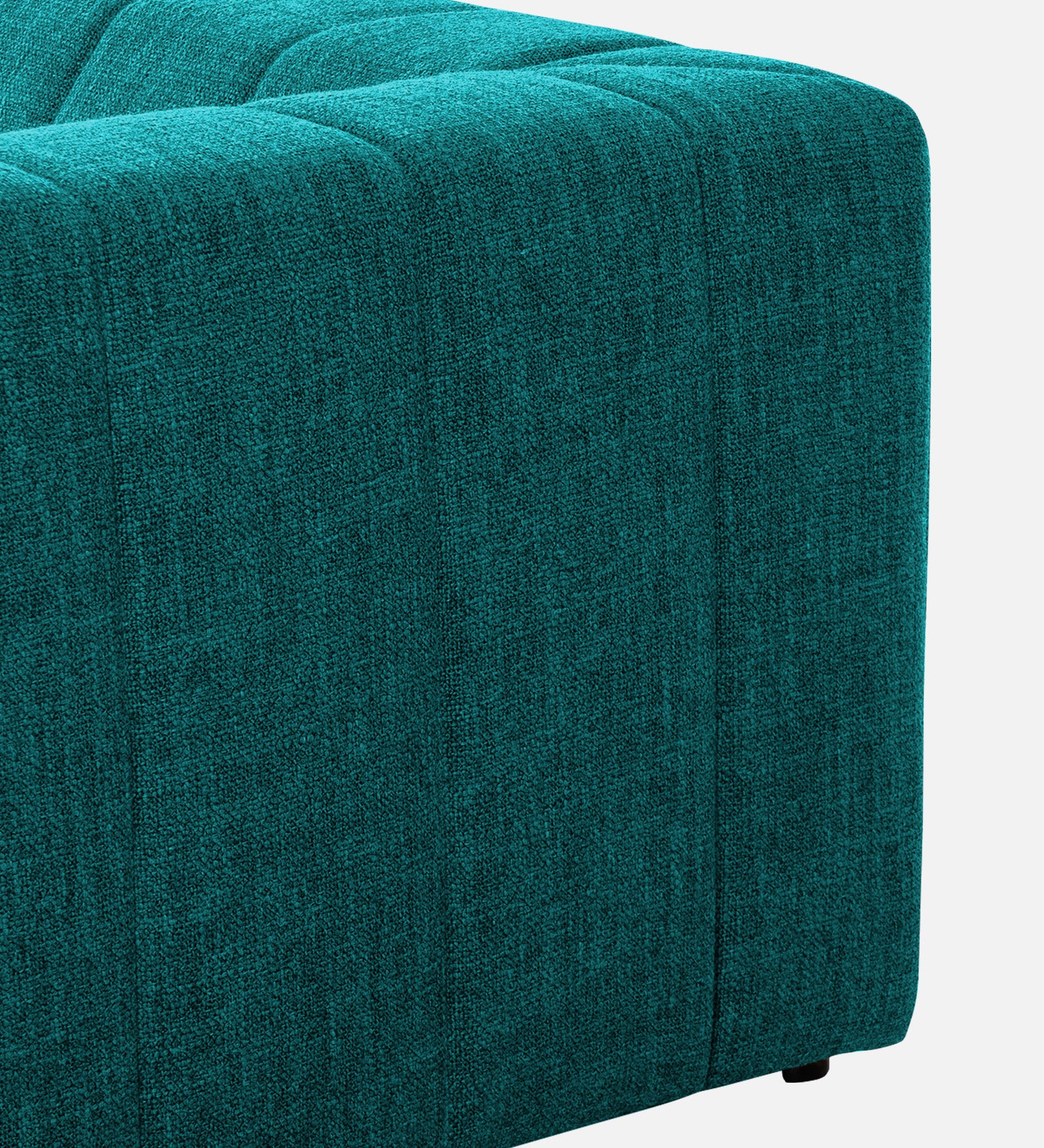 Lara Fabric 1 Seater Sofa in Sea Green Colour