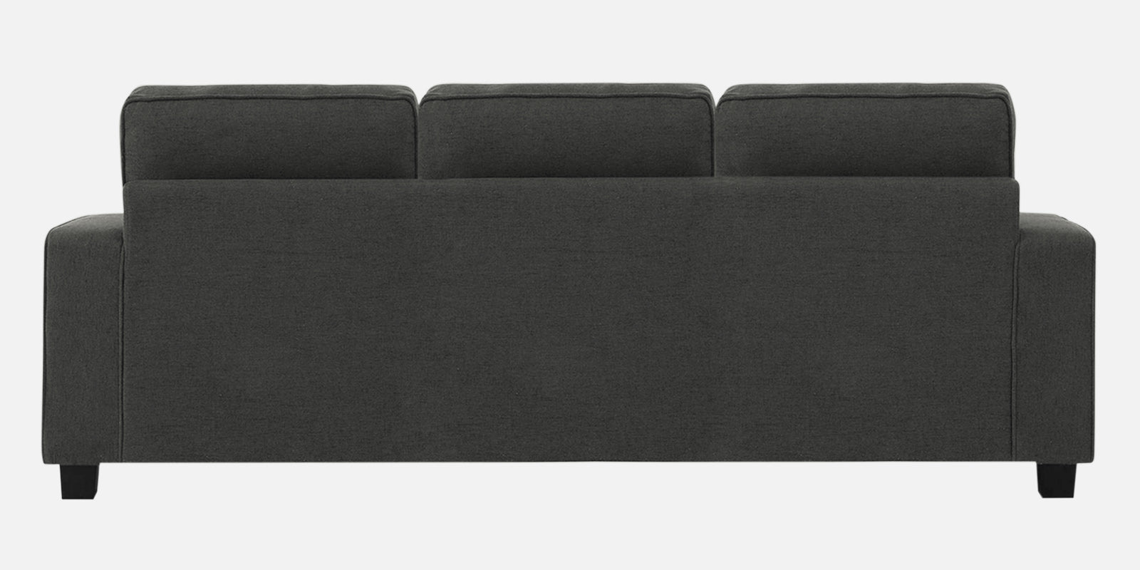 Ladybug Fabric 3 Seater Sofa In Charcoal Grey Colour