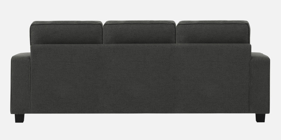 Ladybug Fabric 3 Seater Sofa In Charcoal Grey Colour - Febonic Living