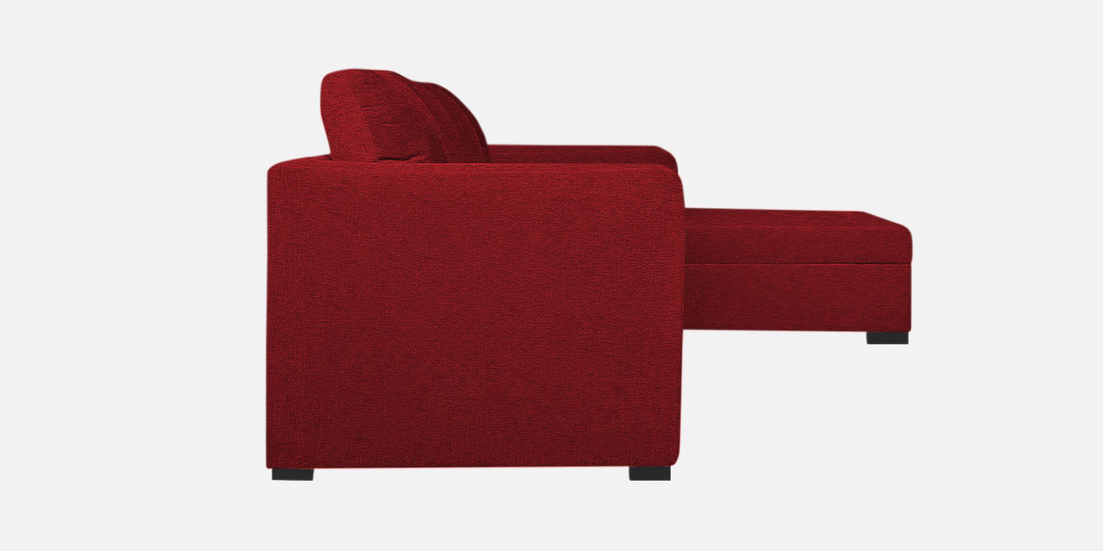 Jody Fabric 3 Seater Pull Out Sofa Cum Bed In Blood Maroon Colour