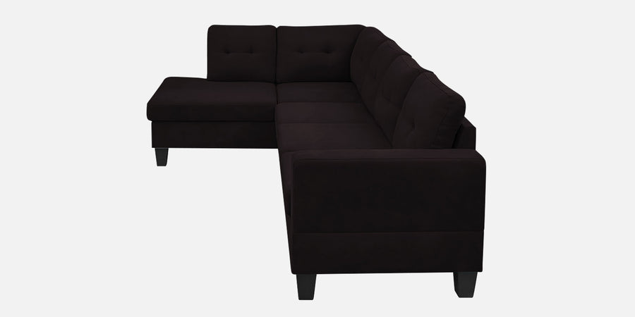 Thomas Fabric Rhs Sectional Sofa 3 Lounger In Cara Brown Colour - Febonic Living