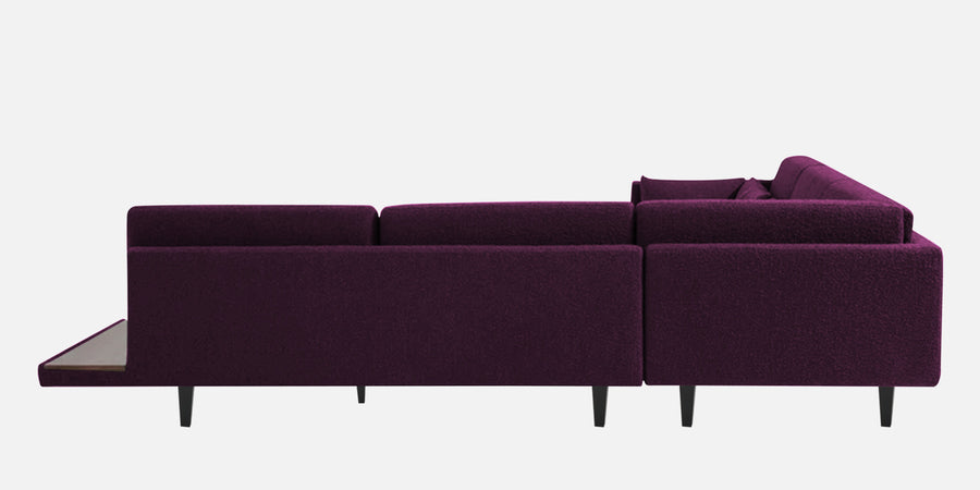 Malta Fabric 6 Seater Lhs Corner Sofa In Greek Purple Colour - Febonic Living