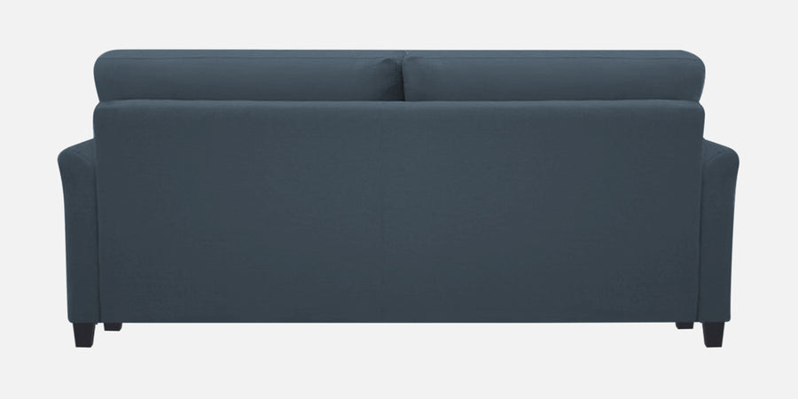 Daroo Velvet 3 Seater Sofa In Oxford Blue Colour - Febonic Living