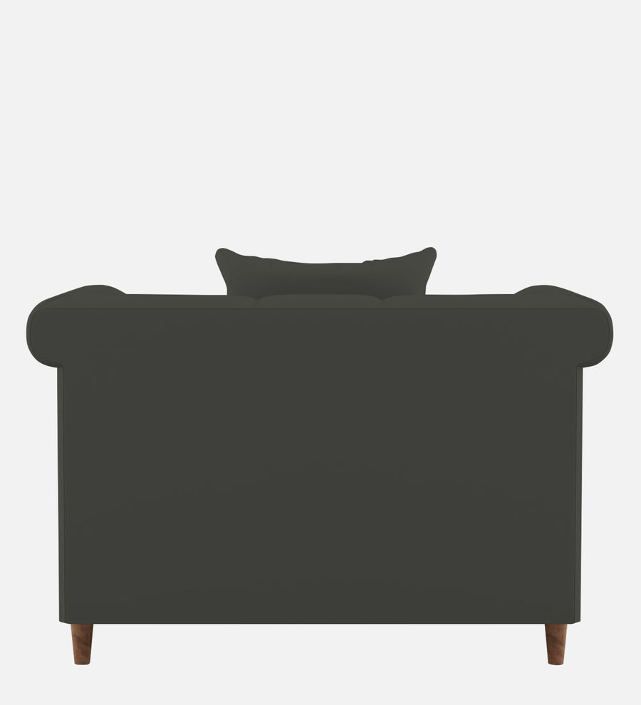 Rubi Velvet 1 Seater Sofa In Hory Grey Colour - Febonic Living