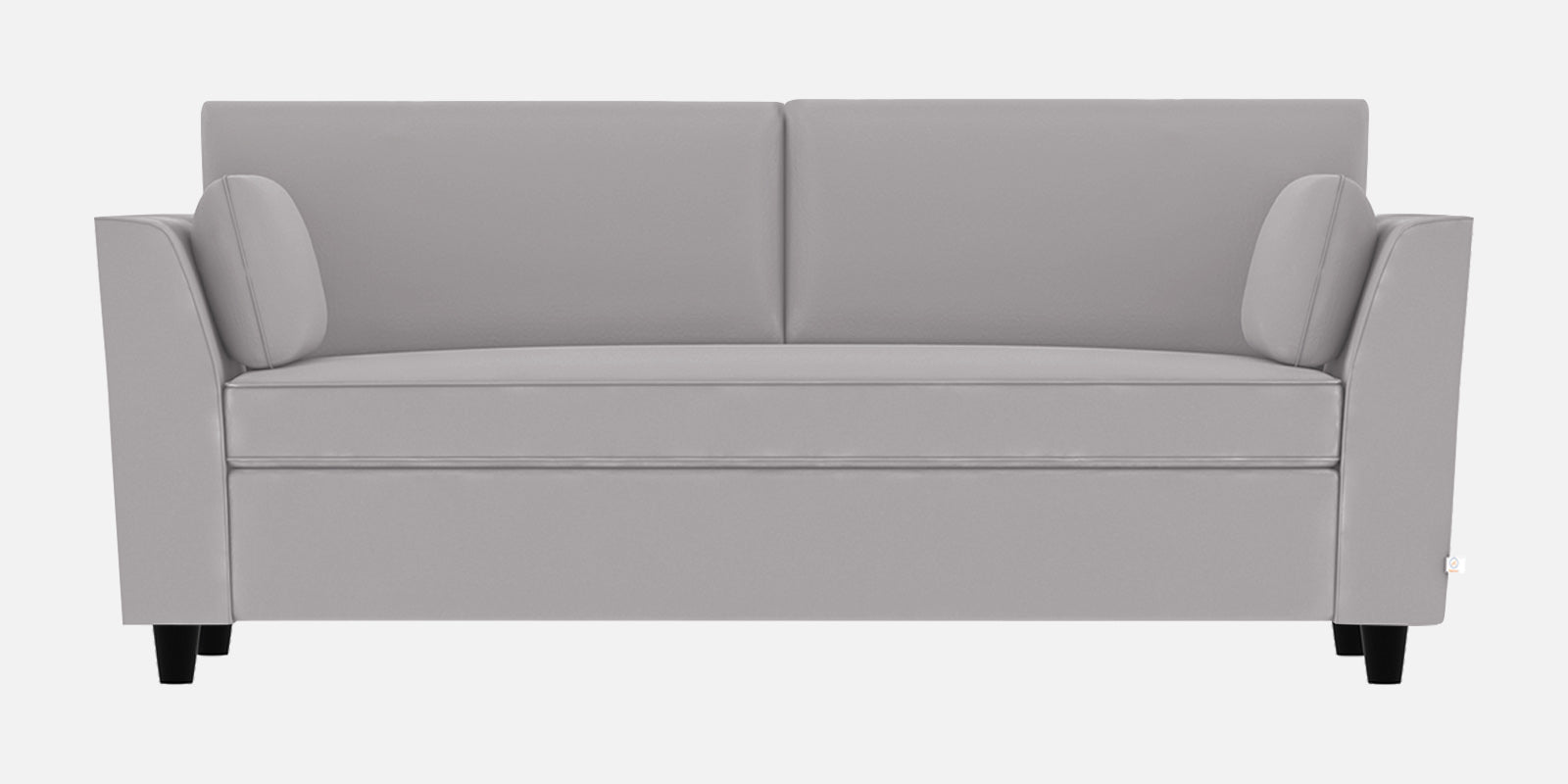 Bristo Velvet 3 Seater Sofa in Concrete Grey Colour With Storage