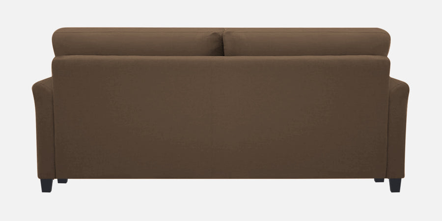 Daroo Velvet 3 Seater Sofa In Mocha Mouse Colour - Febonic Living