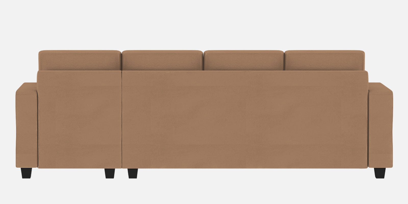Nabi Fabric LHS Sectional Sofa (3+Lounger) In Cosmic Beige Colour - Febonic Living