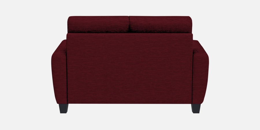Bakadi Fabric 2 Seater Sofa In Blood Maroon Colour - Febonic Living