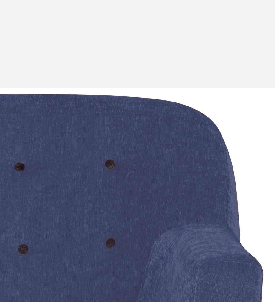 German Fabric 1 Seater Sofa In Slate Blue Colour - Febonic Living