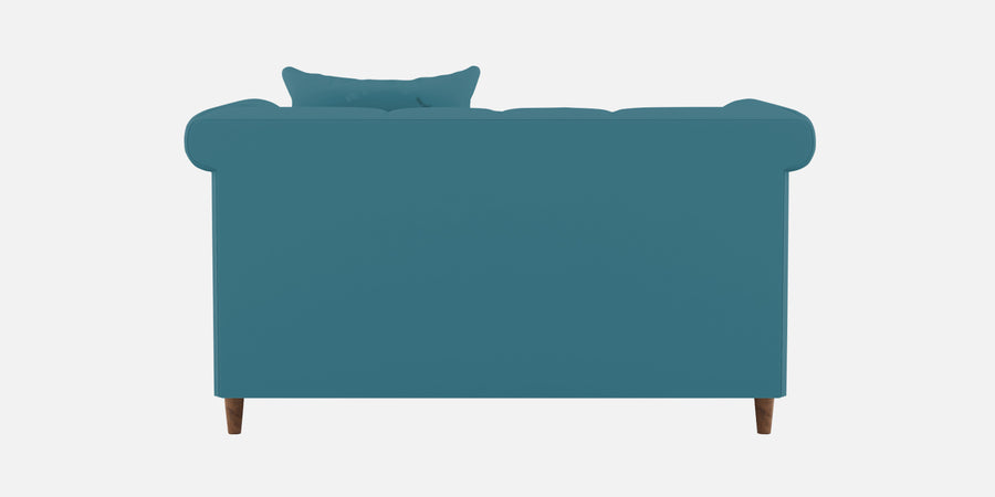 Rubi Velvet 2 Seater Sofa In Aqua Blue Colour - Febonic Living
