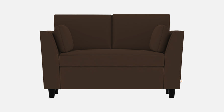 Bristo Velvet 2 Seater Sofa In Cholocate Brown Colour With Storage - Febonic Living