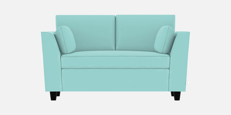 Bristo Velvet 2 Seater Sofa In Barmunda Aqua Colour With Storage - Febonic Living