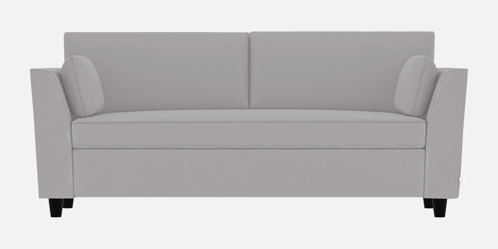 Bristo Velvet 3 Seater Sofa in light grey Colour With Storage