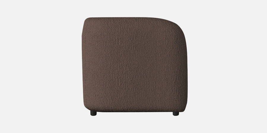 Corny Boucle Fabric 3 Seater Sofa In Truffle Brown Colour - Febonic Living