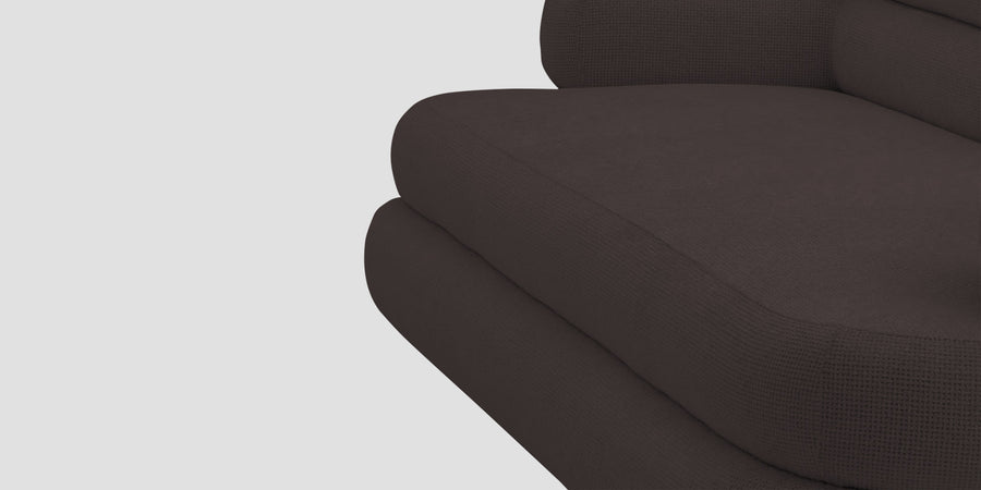 Wener Fabric 2 Seater Sofa In Pebble Brown Colour - Febonic Living