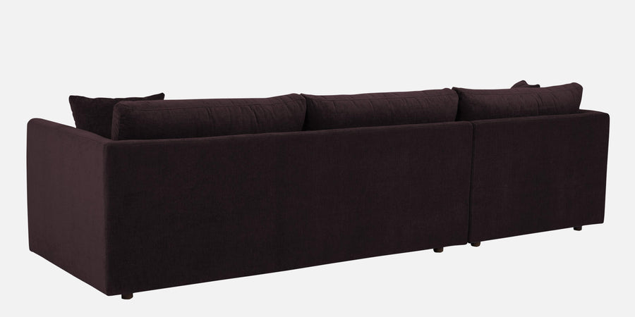 Northern Fabric Rhs Sectional Sofa 3 Lounger In Cara Brown Colour - Febonic Living