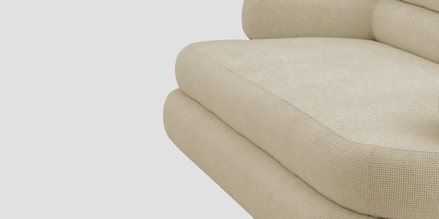 Wener Fabric 3 Seater Sofa In Honey Beige Colour - Febonic Living