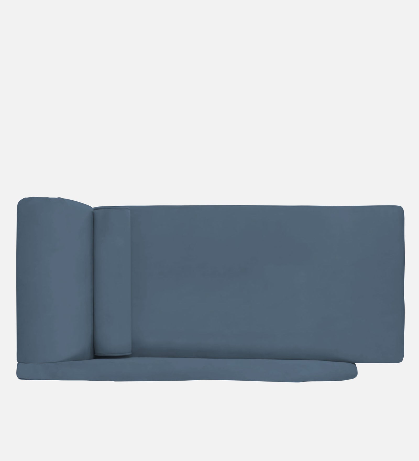 Rana Velvet RHS Chaise Lounger In Oxford Blue Colour