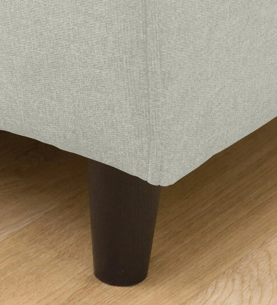 Zibby Fabric 1 Seater Sofa In Pearl White Colour - Febonic Living