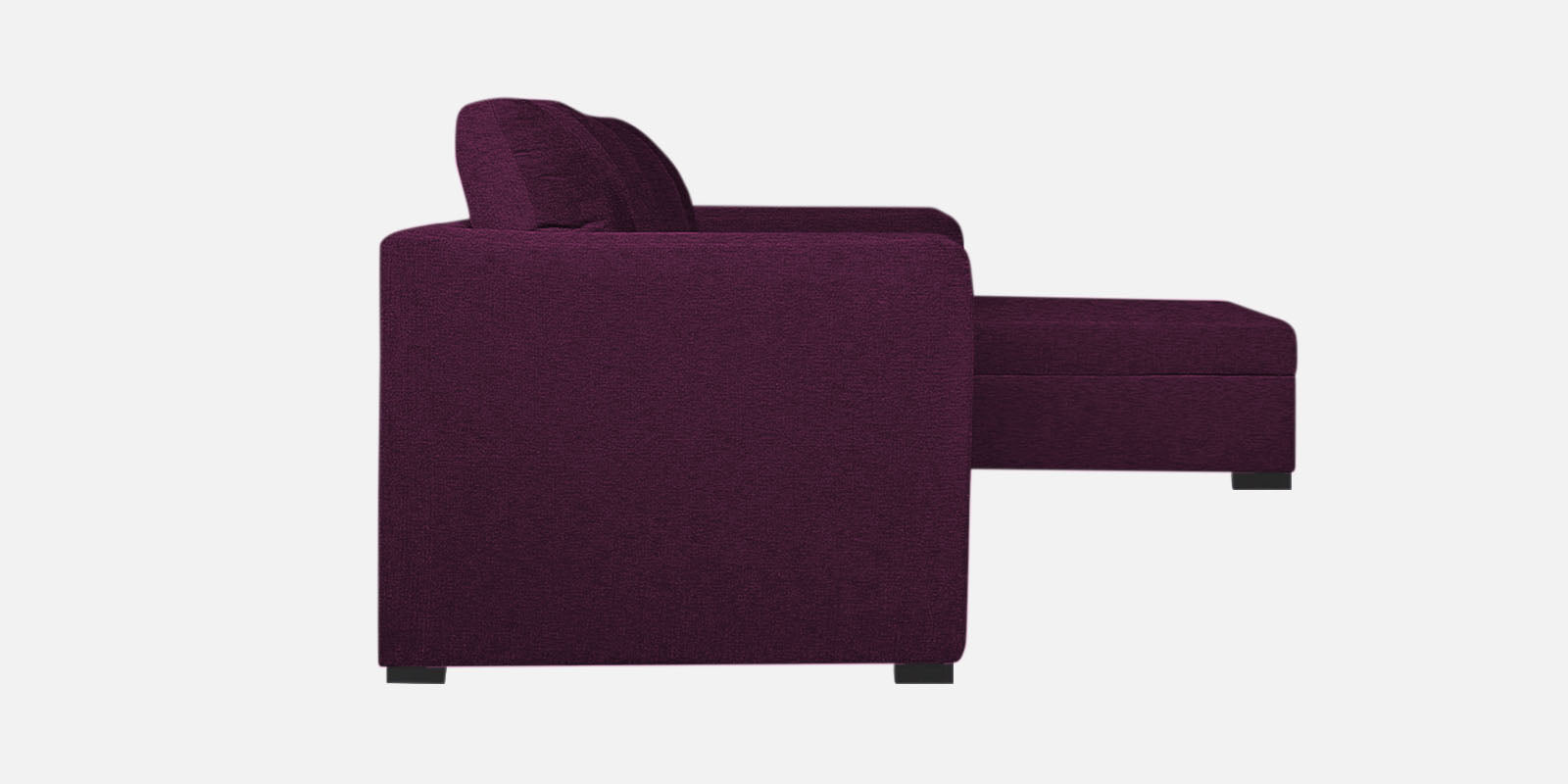 Jody Fabric 3 Seater Pull Out Sofa Cum Bed In Greek Purple Colour