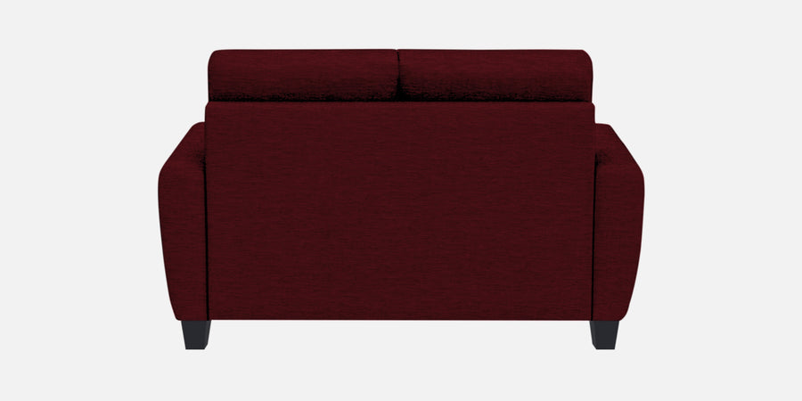 Bakadi Fabric 2 Seater Sofa In Ruby Red Colour - Febonic Living
