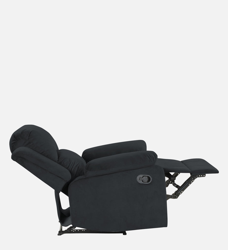 Henry Fabric 1 Seater Motorized Recliner In Charcoal Grey Colour - Febonic Living