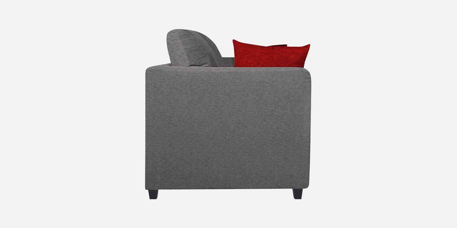 Nuska Fabric 2 Seater Sofa In Sudo Grey Colour - Febonic Living