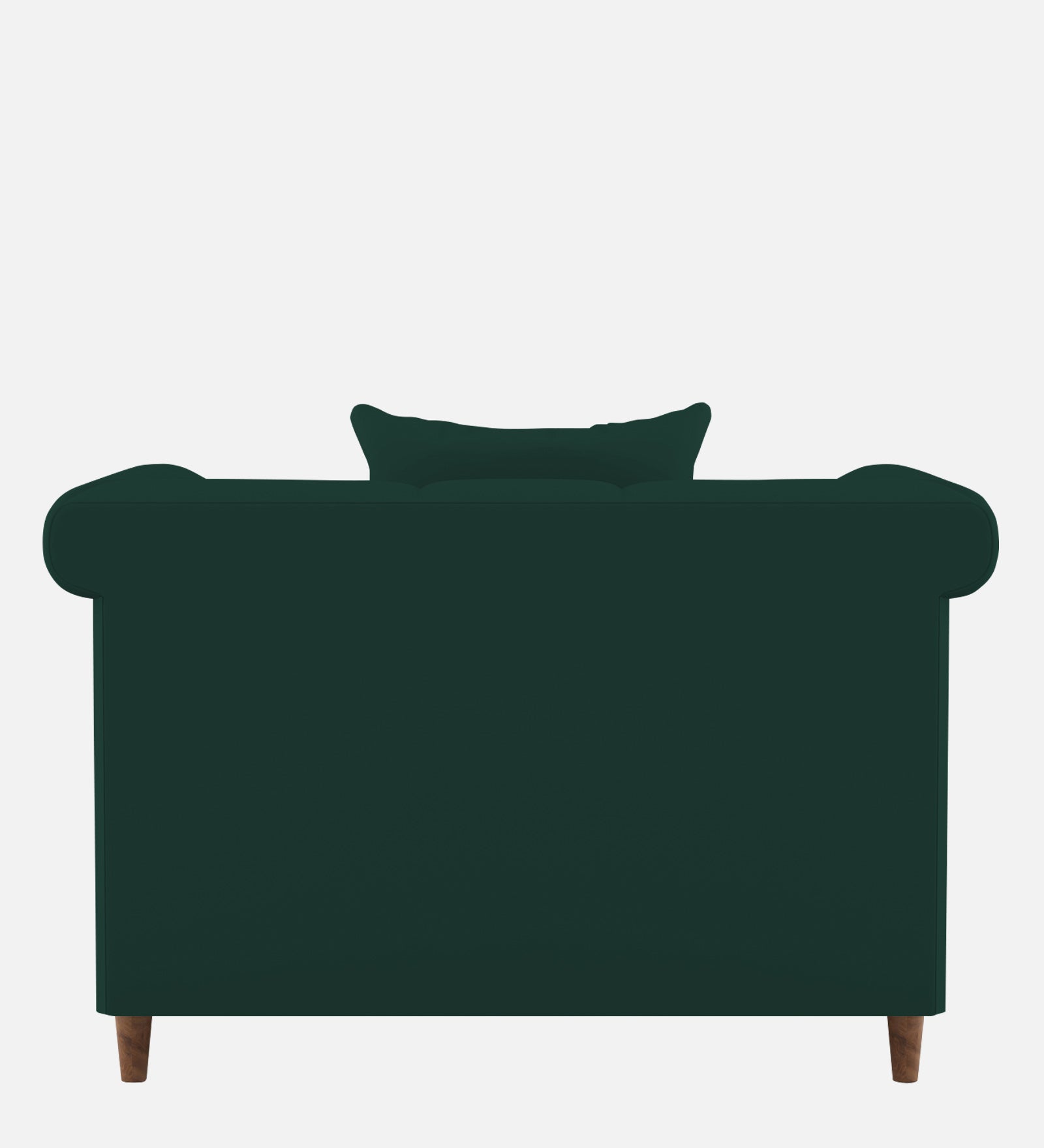 Rubi Velvet 1 Seater Sofa in Forest Green Colour