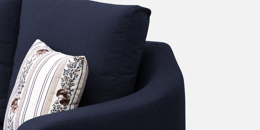 Kevin Fabric 2 Seater Sofa In Royal Blue Colour - Febonic Living