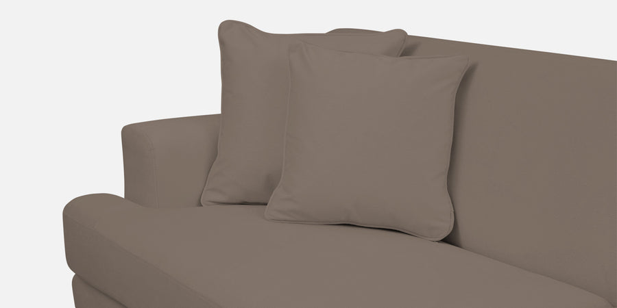 Woody Fabric Rhs Sectional Sofa 3 Lounger In Rock Beige Colour - Febonic Living