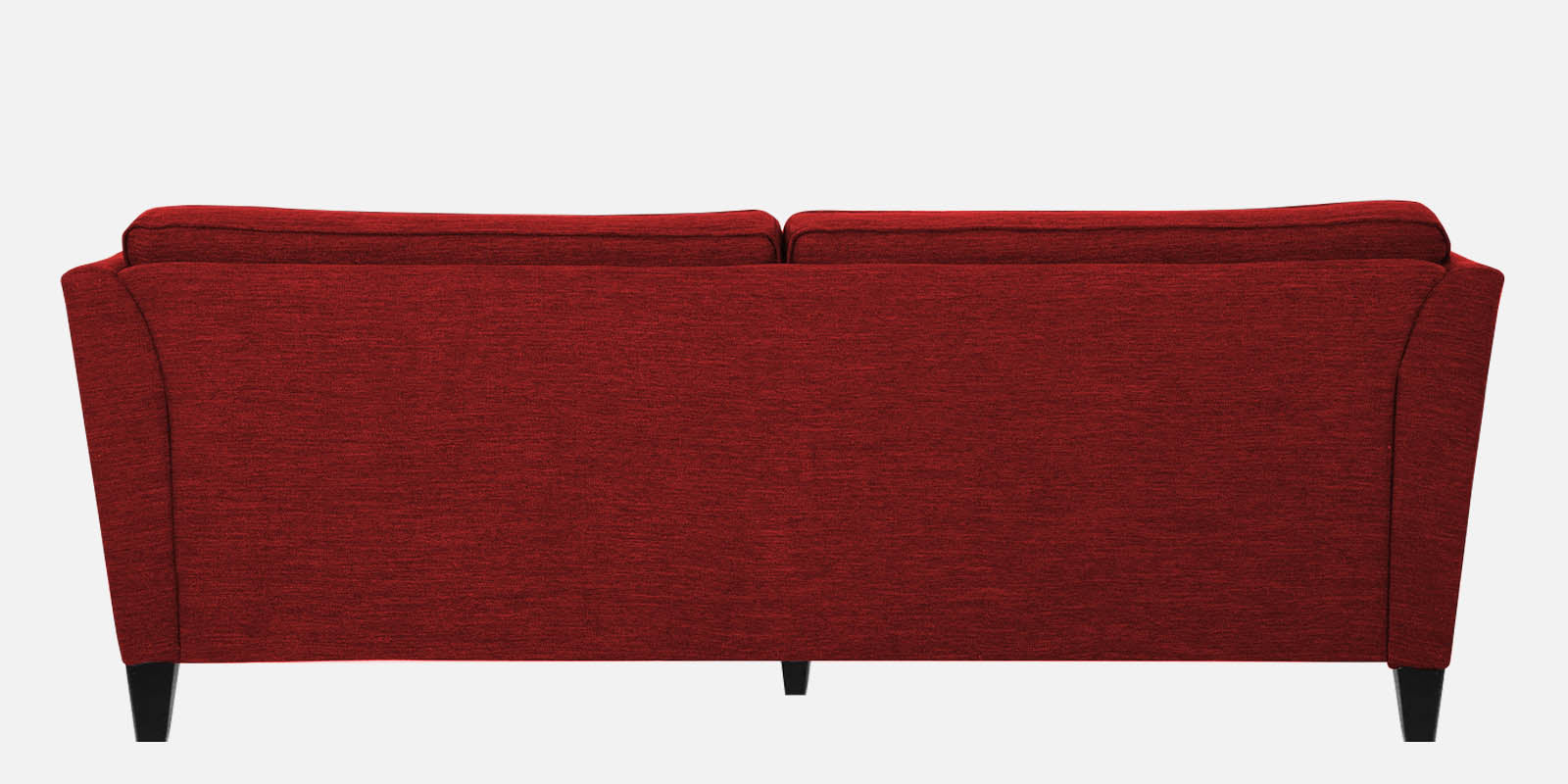 Nigar Fabric 3 Seater Sofa in Blood Maroon Colour