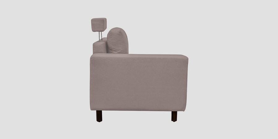 Betty Fabric 6 Seater Rhs Corner Sofa In Almond Beige Colour - Febonic Living