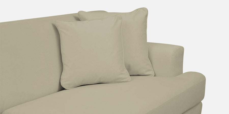 Woody Fabric Lhs Sectional Sofa 3 Lounger In Carnival Beige Colour - Febonic Living
