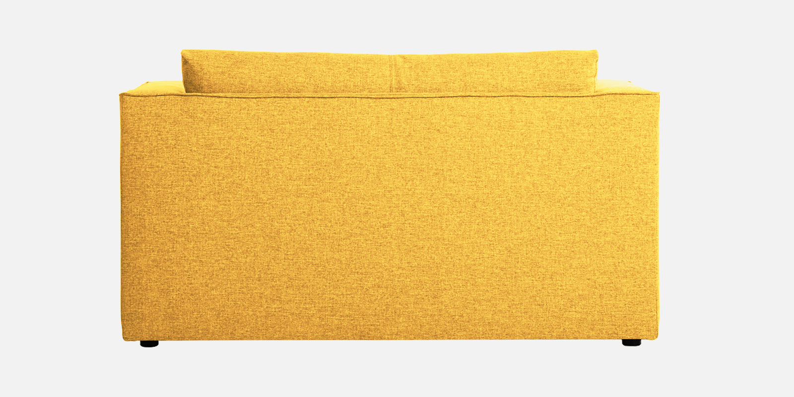 Kenia Fabric 2 Seater Convertible Sofa Cum Bed in Bold Yellow Colour